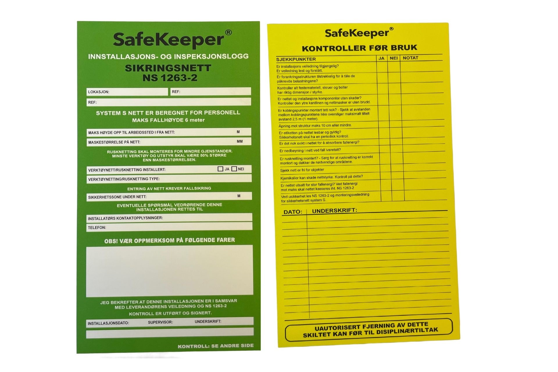 Inspeksjonsskilt SA021